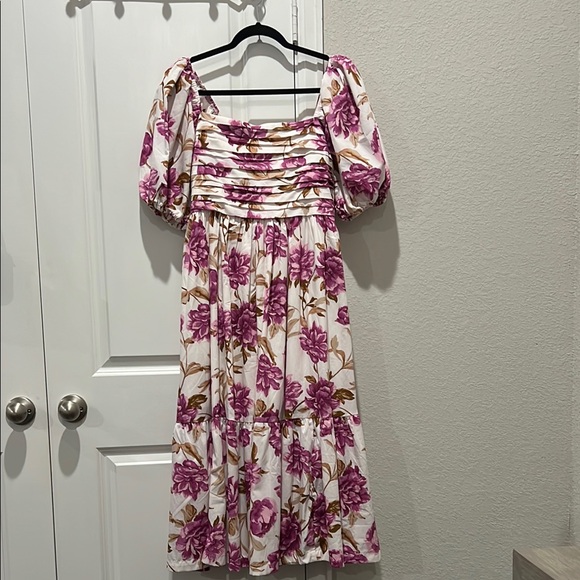 Abercrombie & Fitch Floral Puff Sleeve Dress - Picture 1 of 4